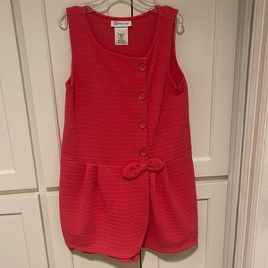 Bonnie Jean size 10 skort dress. Pink with bow detail